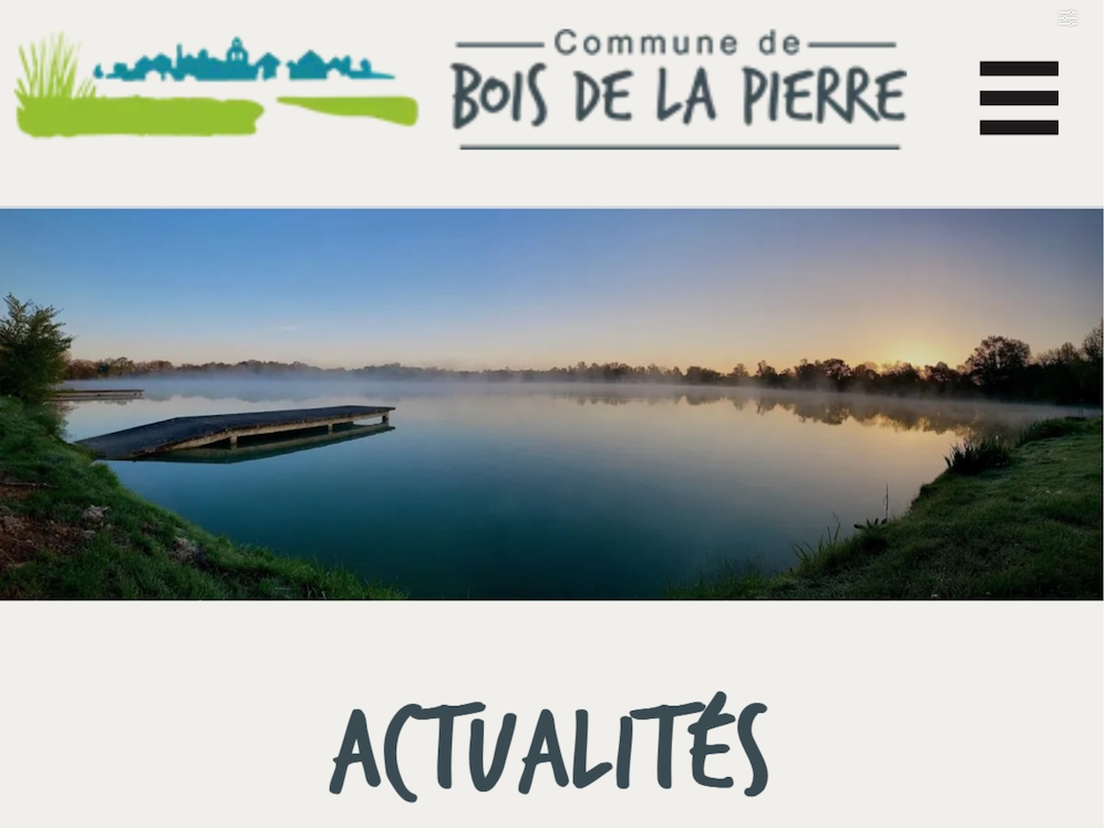 Lancement du site internet de la commune