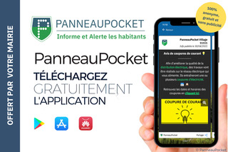 Restez informés de l\'actualité du village grâce à PanneauPocket