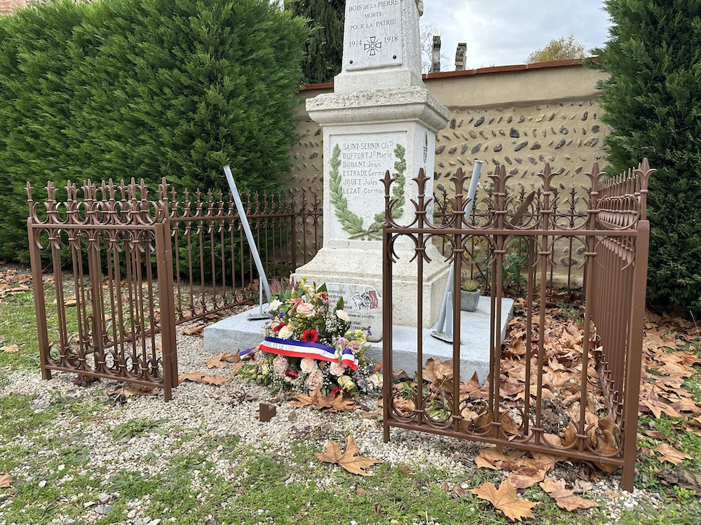 Rénovation de la ferronerie du Monument aux Morts